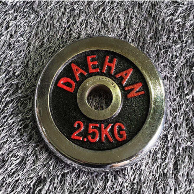 대한스포츠 3중 크롬도금 원판 1장씩 판매건, 2.5kg, 1개, 크롬도금원판