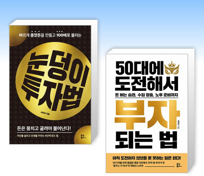 (서미숙) 눈덩이 투자법 + 50대에 도전해서 부자 되는 법 (전2권)