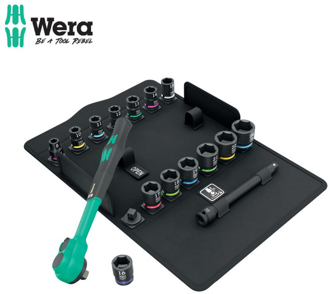 Wera 베라 8100 SB12 Zyklop 라쳇 세트 005530, 1세트