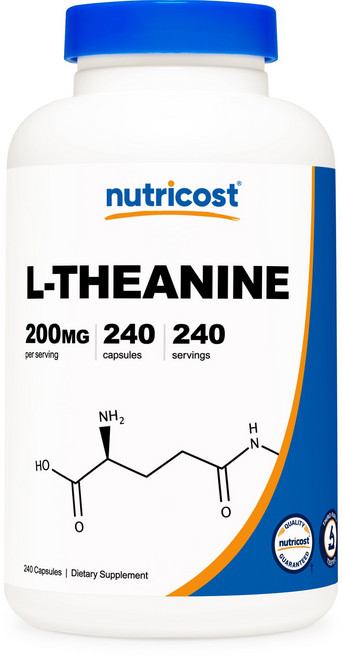 뉴트리코스트 L-테아닌 200mg 캡슐, 240정, 1개
