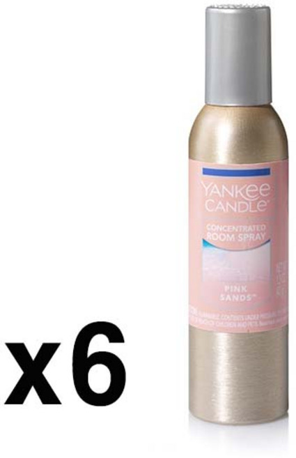 양키캔들 룸 스프레이, 핑크샌즈, 6개, 43g