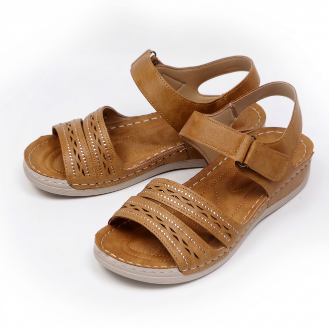 여성 발편한 푹신푹신 여름 샌들 어머니선물 효도 엄마샌들