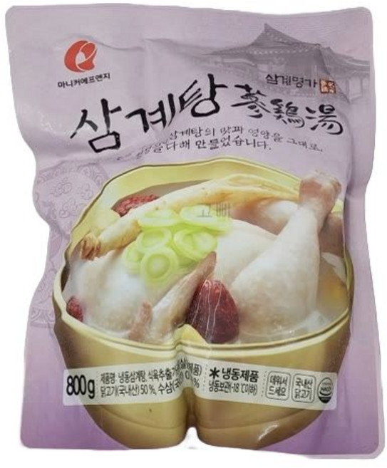 마니커에프앤지마니커 냉동삼계탕 800g 냉동탕 즉석삼계탕