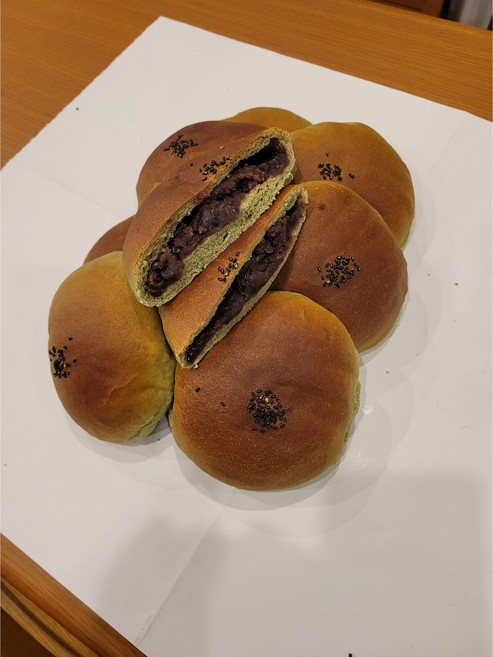 그랑피아프 거문도 해풍쑥 현미쌀단팥빵 ( 7개입 / 14개입), 140g, 14개