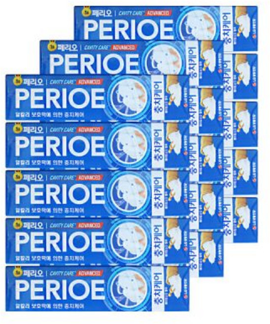 엘지 페리오 치약 캐비티케어 알파 충치케어 150g15개, 150g