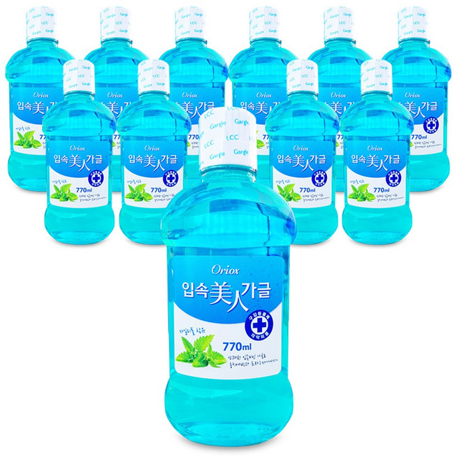 오릭스 입속미인 후레쉬 가글, 11개, 770ml
