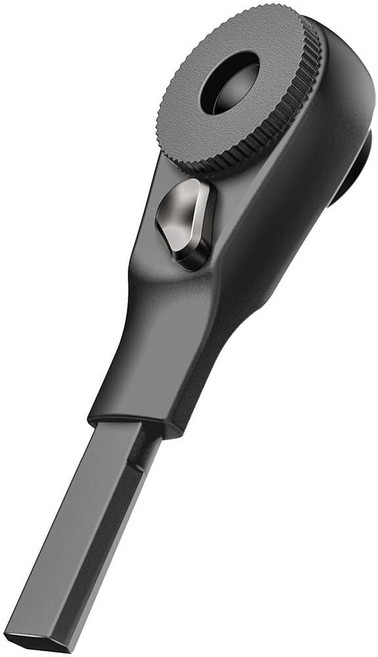 Galvanox Leatherman 모델용 플랫 엔드 래칫 드라이버 - 멀티 툴 플랫 비트 키트 및 표준 0.6cm(1/4인치) 육각 비트와 호환 (블랙), 1개