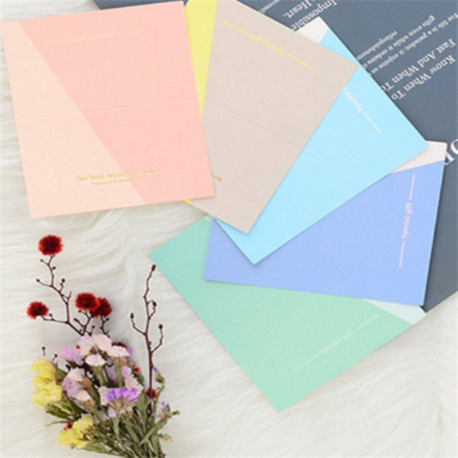 이유짱 파스텔 축하카드 땡큐카드, 분홍색