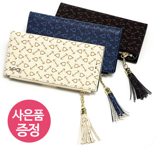 삐니끄니 갤럭시M16 / 갤럭시와이드8 / SM-M166/ CODE 0022 AUDREYDC 1017 카드 4장 수납 동전 지갑형 태슬 장식 다이어리 휴대폰 케이스 + 깜짝사은품