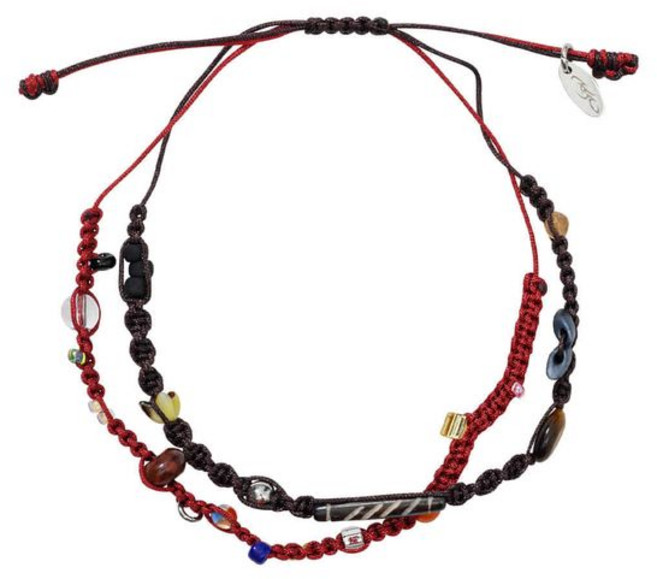 6월 26일 도착예정 아조바이아조 AJOBYAJO Wabisabi Knot Layered Bracelet RED