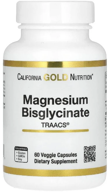 CGN 마그네슘 비스글리시네이트 Magnesium Bisglycinate 베지캡슐 60정, 1개 - 쿠팡