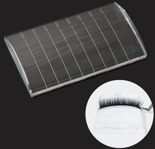 속눈썹연장 크리스탈 라운드 속눈썹받침대, 1개