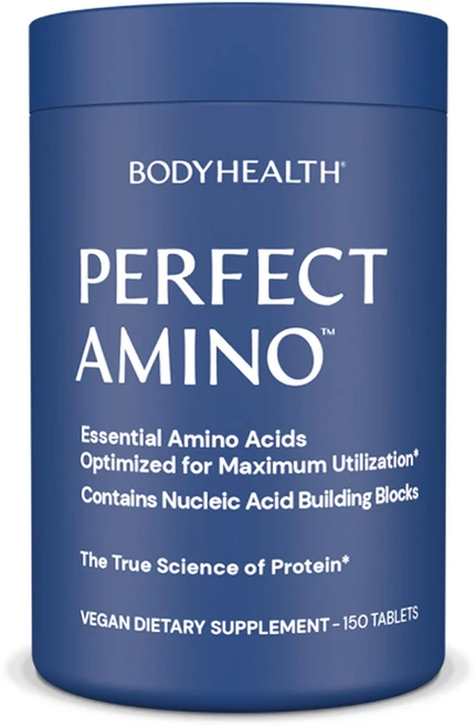 바디헬스 퍼펙트아미노 정제 (150정) 필수 아미노산 (B BodyHealth PerfectAmino Tablets (150 ct) Essential Amino Acid wit, 30인분, 1개 - 쿠팡