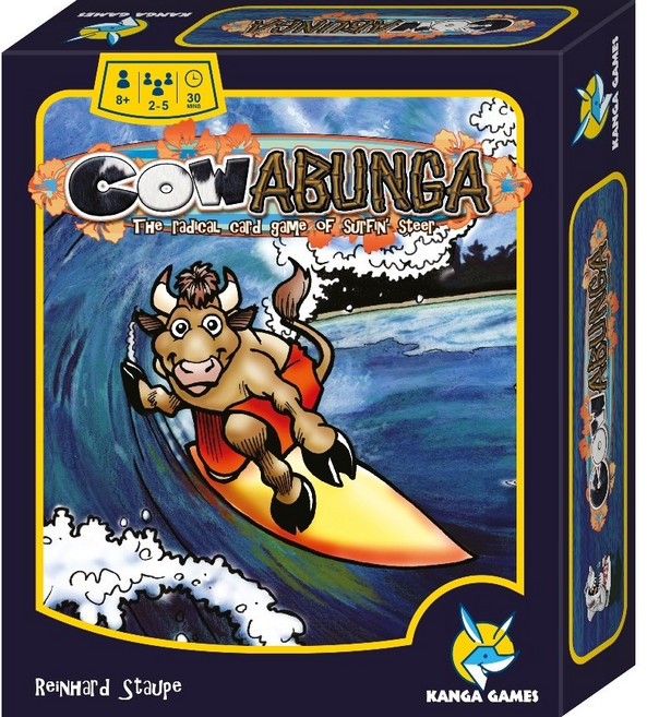 桌上遊戲 親子 家庭, 狂牛衝浪 Cowabunga+薄牌套, 1個