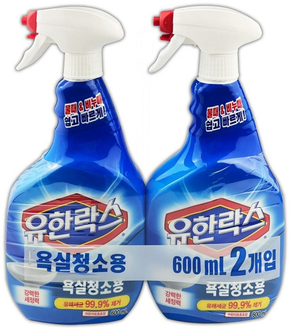 유한락스 욕실청소용 600ml 2P - O rod+70189pz