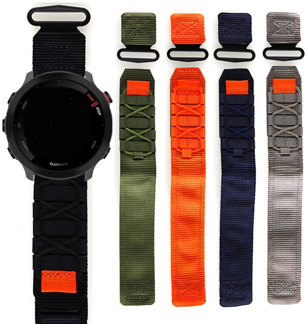 에코너 렉쏘N3 캔버스 벨크로 스트랩 루프 호환밴드, 04 KKG04GN20 그레이, 1개