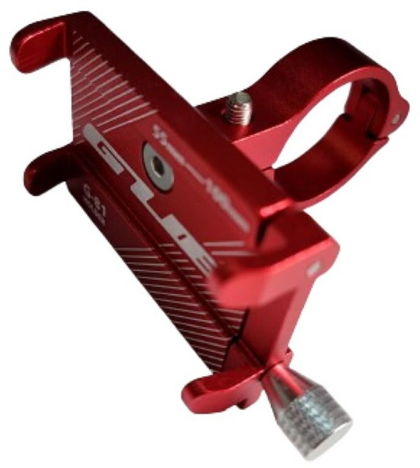 콘티S 초강력 자전거 핸드폰 거치대 오토바이 바이크, 레드, 1개