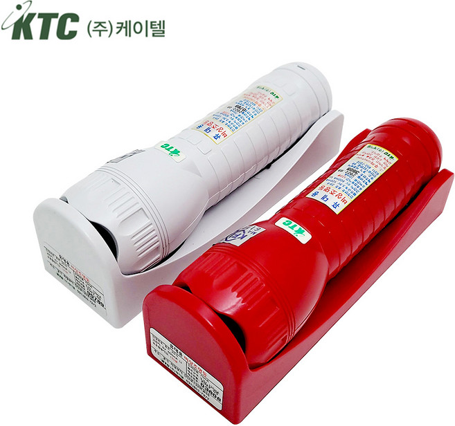 케이텔 휴대용 비상조명등 KFI인증 LED 백색 적색, 1개