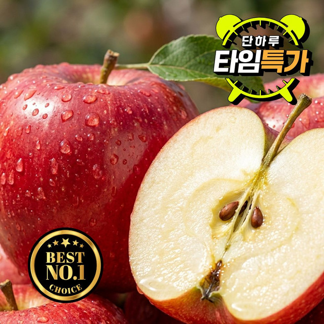 [오늘만초특가] 고당도꿀맛 못난이 부사사과 초특가, 1박스, 5kg(소과)