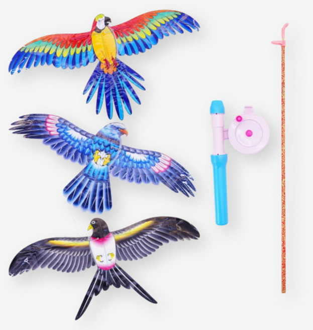 낚시대 연 3종세트 35cn 연3종 얼레3개 낚시대3개 연 연날리기, 1개