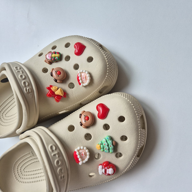 가을 겨울 곰돌이 크리스마스 파츠 세트 10P