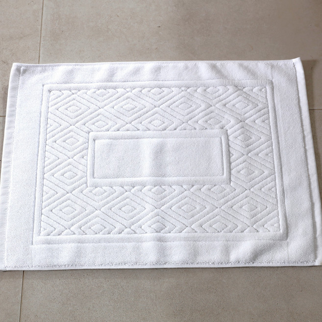 순면100% 발수건 2개 호텔용 240g 욕실매트, 2개 화이트