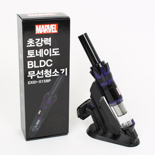 2025 마블히어로 핸디형 무선 청소기 차량용 원룸 미니 청소기 BLDC 강력 AS보장, 마블 블랙팬서