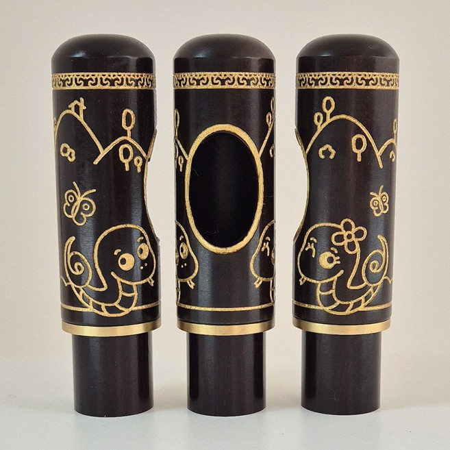 수아재 뱀띠 아기 인감 diy 금분 탯줄도장, 벽조목 금분 뱀