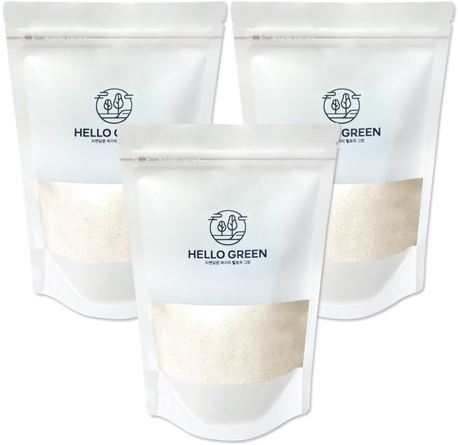 헬로우그린 국내산 생 율무 가루, 3개