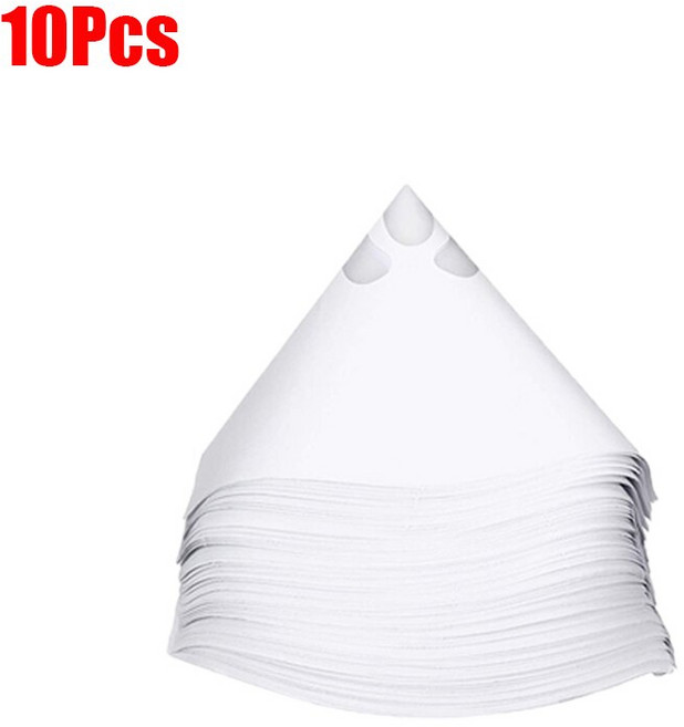 50Pcs 페인트 필터 용지 일회용 정화 스트레인 컵 100 메쉬 페인트 스트레이너 자동차 페인트에 대 한 나일론 메쉬 균일 한 여과, 10개