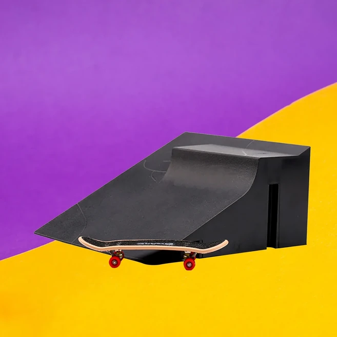 핑거보드 손가락 스케이트 보드 램프 부품 세트 장난감 자전거 훈련 스포츠 지판 공원, A, 1개