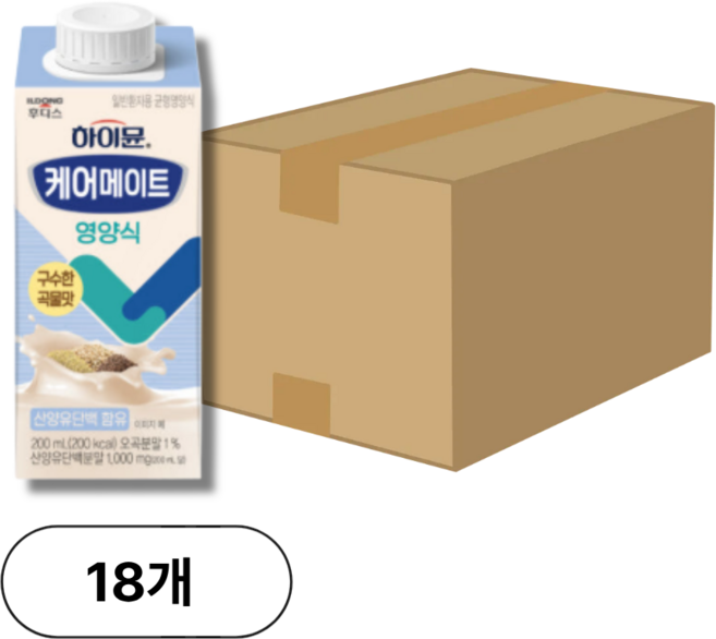 하이뮨 케어메이트 균형 영양식, 200ml, 18개