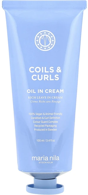 Maria Nila Coils & 컬 오일인 크림 100ml(3.4fl oz), MariaNilaCoils컬오일인크림100ml34flo, 1개, 100ml - 쿠팡