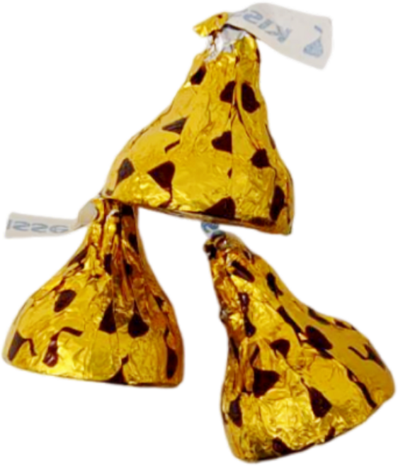 Hershey's Kisses 金色巧克力, 110g, 1套