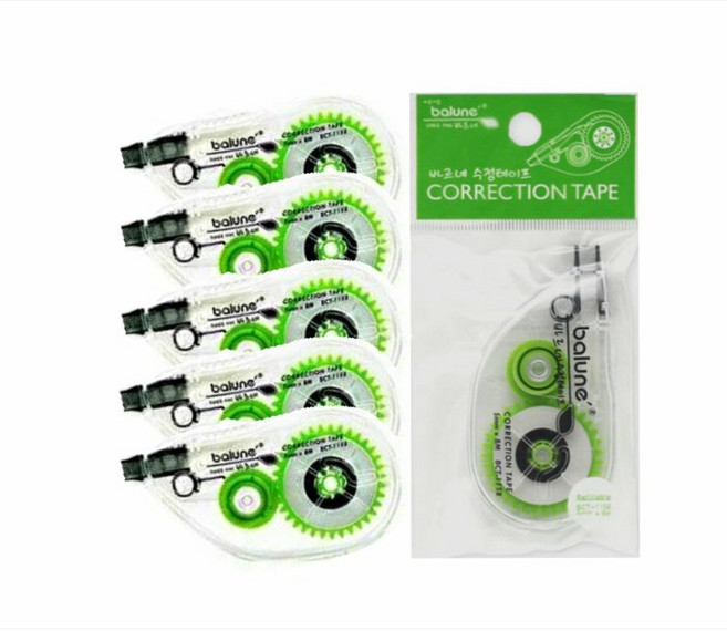 미령문구 바르네 수정테이프 5개입1세트 무료발송, 5개