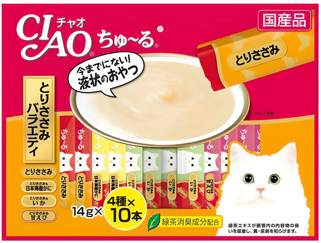 챠오츄르 고양이 버라이어티 짜먹는 간식, 닭가슴살, 560g, 1개