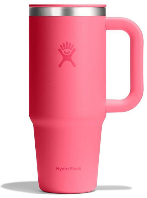 Hydro Flask 커피 여행용 텀블러 머그 - 단열 스테인리스 스틸 누출 방지 핫 & 아이스 컵 680.4g(24온스) 비치플럼 퍼플, POPSTAR PINK