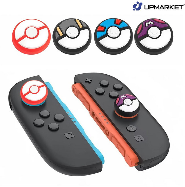 닌텐도 스위치2 조이콘 스틱커버 몬스터볼콜렉션 프로콘2 호환, A타입(스위치2)