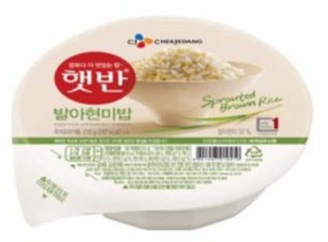 햇반 발아현미밥, 210g, 24개