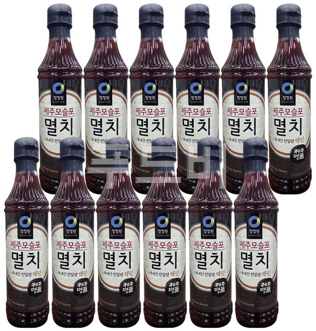 대상 청정원 제주모슬포멸치액젓 750g X 12개 1박스