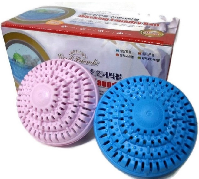 친환경 통돌이 드럼 세탁기 세탁볼, 1개, 2p1세트