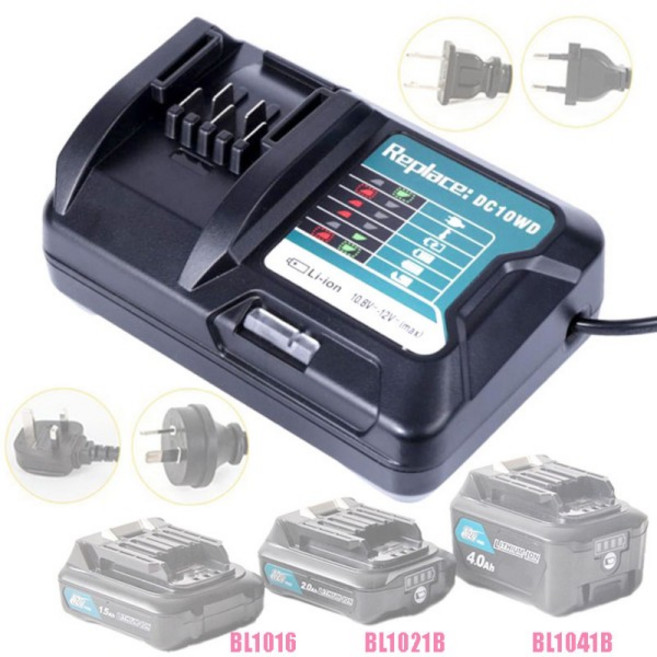 마키타 Makita 10.8V 12V BL1016 배터리 충전기 DC10sb 용 DC10wd 이온, 03, 1