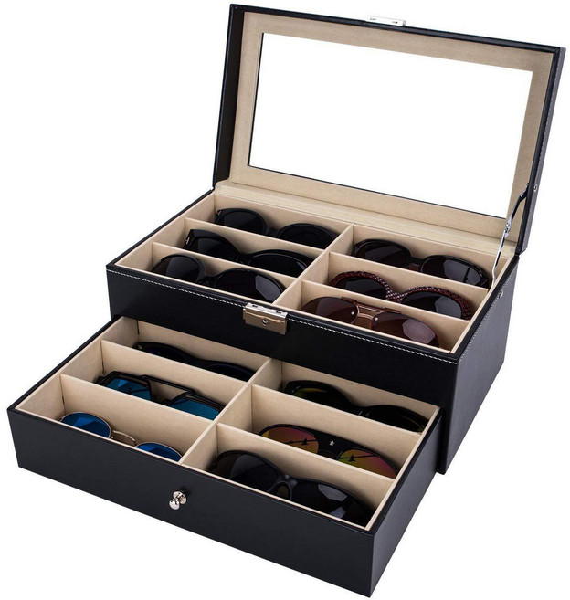 땡쓰몰 가죽 안경보관함