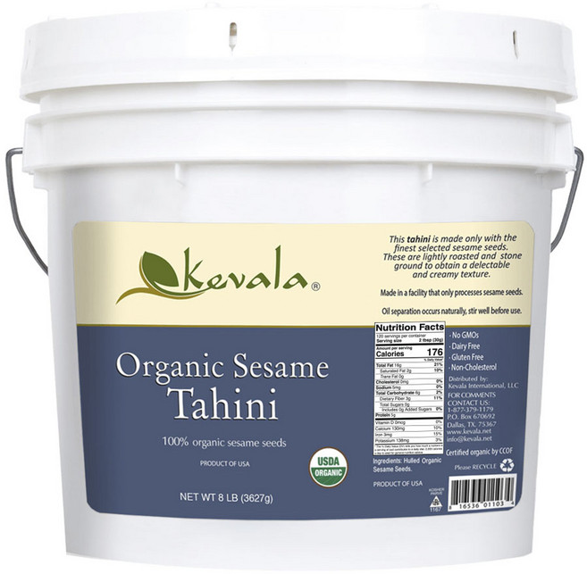 케발라 세서미 씨드 참깨 타히니, 1개, 3.627kg