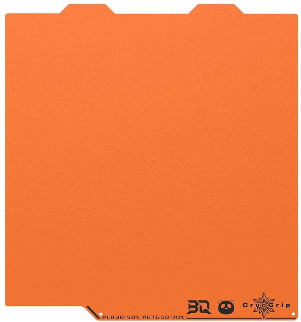 BIQU PyroGrip 양면 텍스처 PEI 빌드 플레이트 - 밤부 랩 P1P P1S P2S X2D X1C X1E A1 3D 프린터용 257x257mm 스프링 스틸 플렉시블 시트, A1 Mini, PEO+PEI-Black/Gold