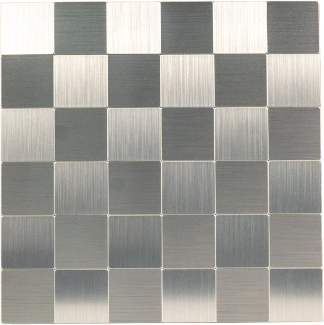 붙이는 알루미늄 타일 혼자서 붙이기 쉬운 소형사각타일, 1개