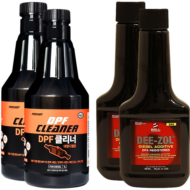 벨퍼포먼스 탑클래스 프로샷 DPF클리너 + 벨퍼포먼스 원샷 연료첨가제 세트, 2개, 1L