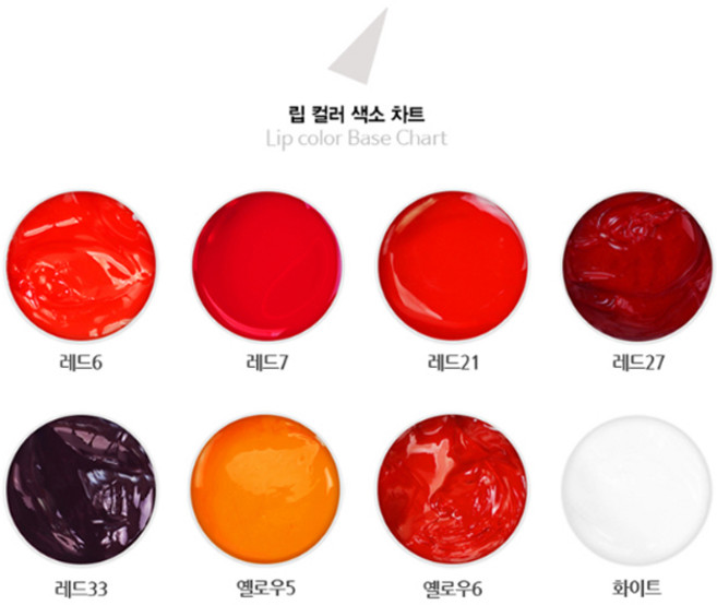 올댓허브 립 컬러 베이스-레드21번 립스틱 볼터치 아이새도우 색조 화장품 재료, 10g, 1개