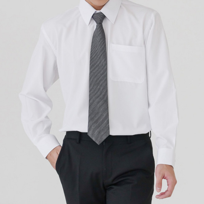 남성용 긴팔 빅사이즈 스판 정장 와이셔츠