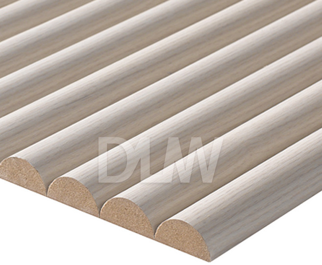 영림 반달 템바보드 MDF 백골 대형 인테리어 월패널 벽면 패널 1200x2400x15mm, 1개, 영림167(우드백색)